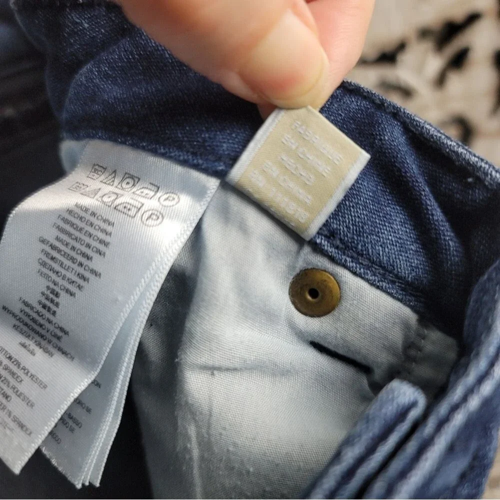 Michael Kors Blue Denim Bootcut Mid-rise Jeans Womens Size 12